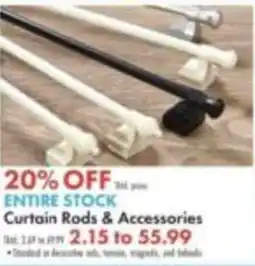 Boscov's Curtain Rods & Accessories offer