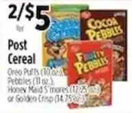 Pioneer Supermarkets Post Cereal offer