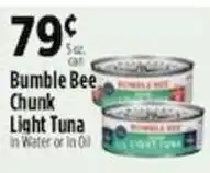 Pioneer Supermarkets Bumble Bee Chunk Light Tuna offer