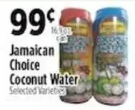 Pioneer Supermarkets Jamaican Choice Coconut Water offer