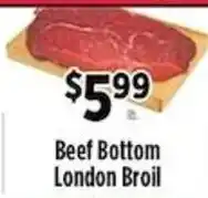 Pioneer Supermarkets Beef Bottom London Broil offer