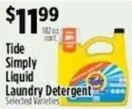 Pioneer Supermarkets Tide Simply Liquid Laundry Detergent offer