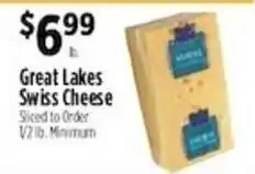 Pioneer Supermarkets Great Lakes Swiss Cheese offer