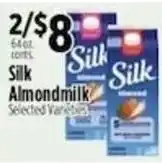 Pioneer Supermarkets Silk Almondmilk offer