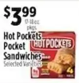 Pioneer Supermarkets Hot Pockets Pocket Sandwiches offer