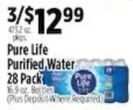 Pioneer Supermarkets Pure Life Purified Water offer