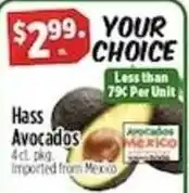Pioneer Supermarkets Hass Avocados offer