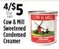 Pioneer Supermarkets Cow & Mill Sweetened Condensed Creamer offer