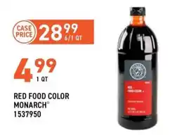US Foods Chef's Store Red Food Color Monarch offer