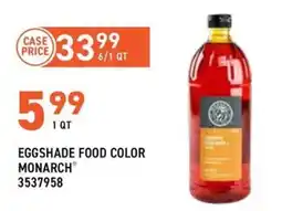 US Foods Chef's Store Eggshade Food Color Monarch offer