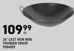 US Foods Chef's Store Thunder Group 24" Cast Iron Wok offer