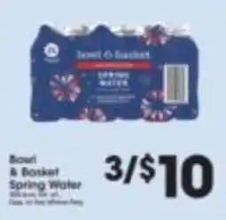 Price Rite Bowl & Basket Spring Water offer