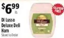 Pioneer Supermarkets Di Lusso Deluxe Deli Ham offer