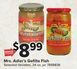 Giant Food Mrs. Adler's Gefilte Fish offer