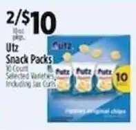 Pioneer Supermarkets Utz Snack Packs offer