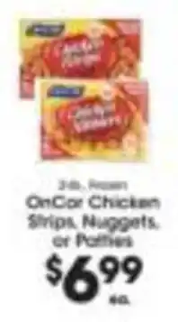 Price Rite OnCor Chicken Strips, Nuggets, or Patties offer