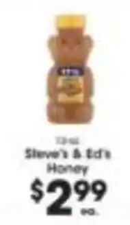 Price Rite Steve's & Ed's Honey offer
