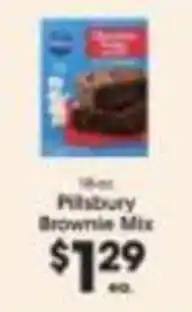 Price Rite Pillsbury Brownie Mix offer