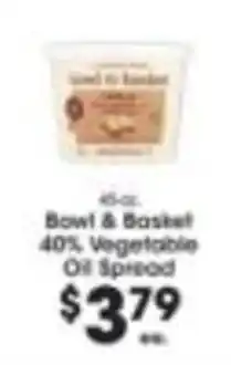 Price Rite Bowl & Basket Vegetable Oil Spread offer
