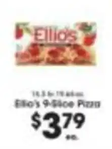 Price Rite Ellio's 9-Slice Pizza offer