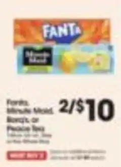 Price Rite Fanta Minute Maid offer