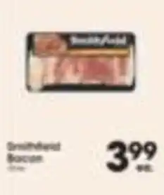 Price Rite Smithfield Bacon offer