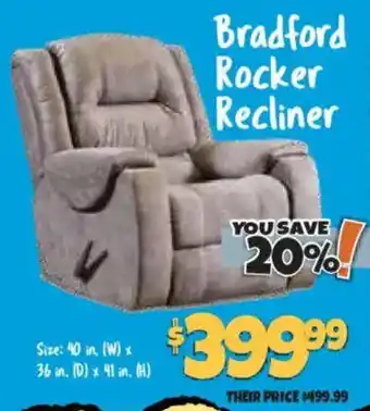 Bradford rocker recliner
