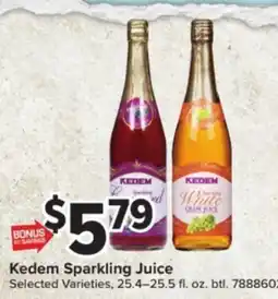 Giant Food Kedem Sparkling Juice offer