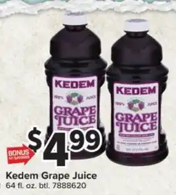 Giant Food Kedem Grape Juice offer