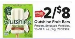 Giant Food Outshine Fruit Bars offer