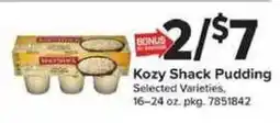 Giant Food Kozy Shack Pudding offer