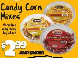 Big Lots Zachary candy corn mixes offer