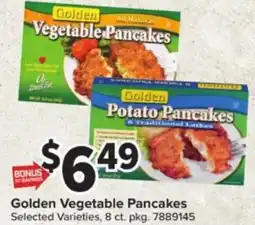 Giant Food Golden Vegetable Pancakes offer