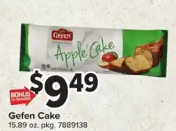 Giant Food Gefen Cake offer