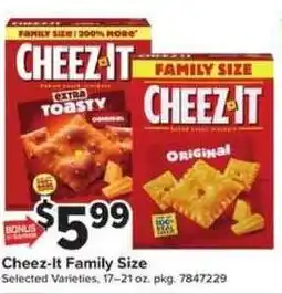 Giant Food Cheez-it family size offer