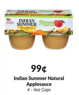 Woodman's Indian Summer Natural Applesauce offer