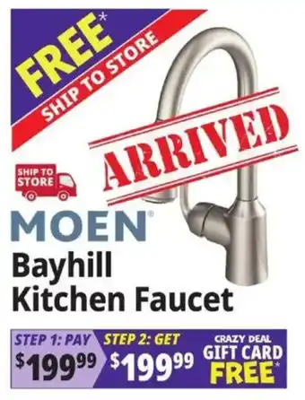 Moen bayhill kitchen faucet