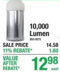 Menards 10,000 Lumen offer