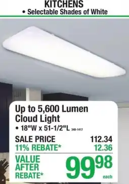 Menards Kitchens Selectable Shades of White offer