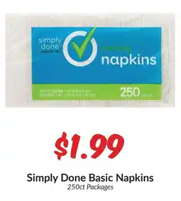 Woodman's Simply Done Basic Napkins offer