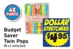 Ray's Food Budget Saver Twin Pops offer