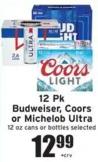 Ray's Food Budweiser, Coors or Michelob Ultra offer