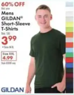 Boscov's Gildan mens short-sleeve t-shirts offer