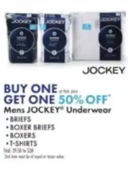 Boscov's Mens Jockey Underwear offer