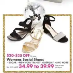Boscov's Womens Social Shoes offer