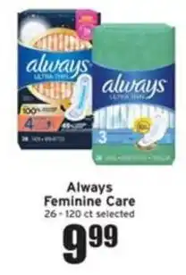 Ray's Food Always Feminine Care offer