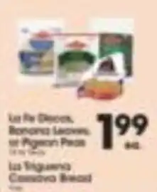 Price Rite La Fe De Oro Bananas Leaves or Pigeon Peas offer