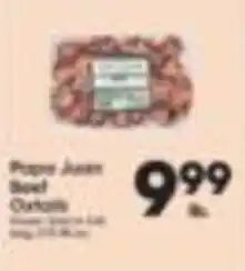 Price Rite Papa Juan Beef Cuts offer