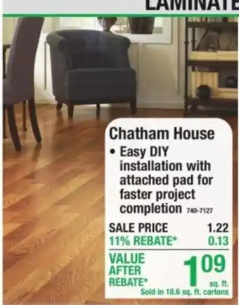 Chatham House laminate