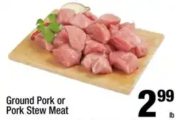 Super King Markets Ground Pork or Pork Stew Meat offer